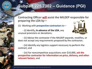Foreign Military Sales (FMS) DCSA Presentations 2012 | PDF
