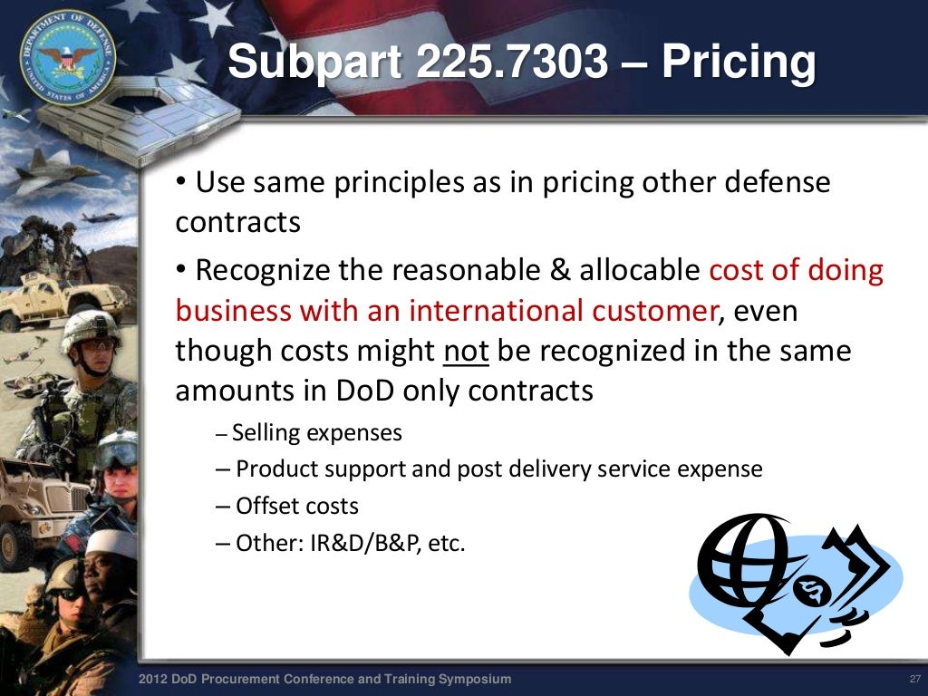 Foreign Military Sales (FMS) DCSA Presentations 2012