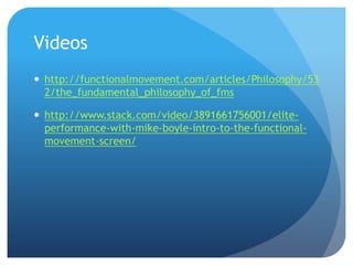 Fms presentation | PPTX