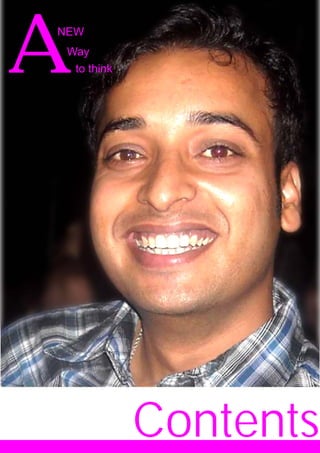 A
NEW
 Way
  to think




             Contents
 