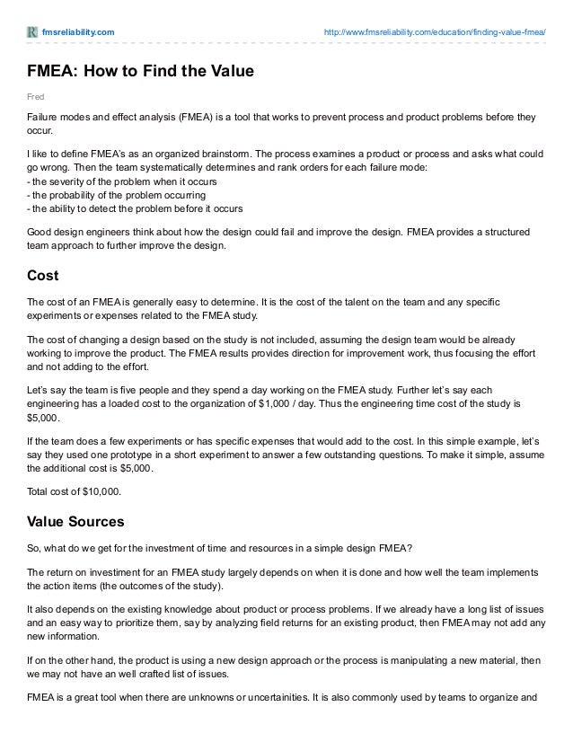 fmea tool