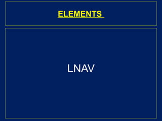 ELEMENTS
LNAV
 