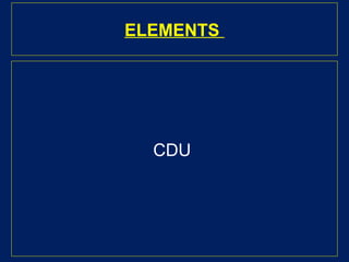 ELEMENTS
CDU
 