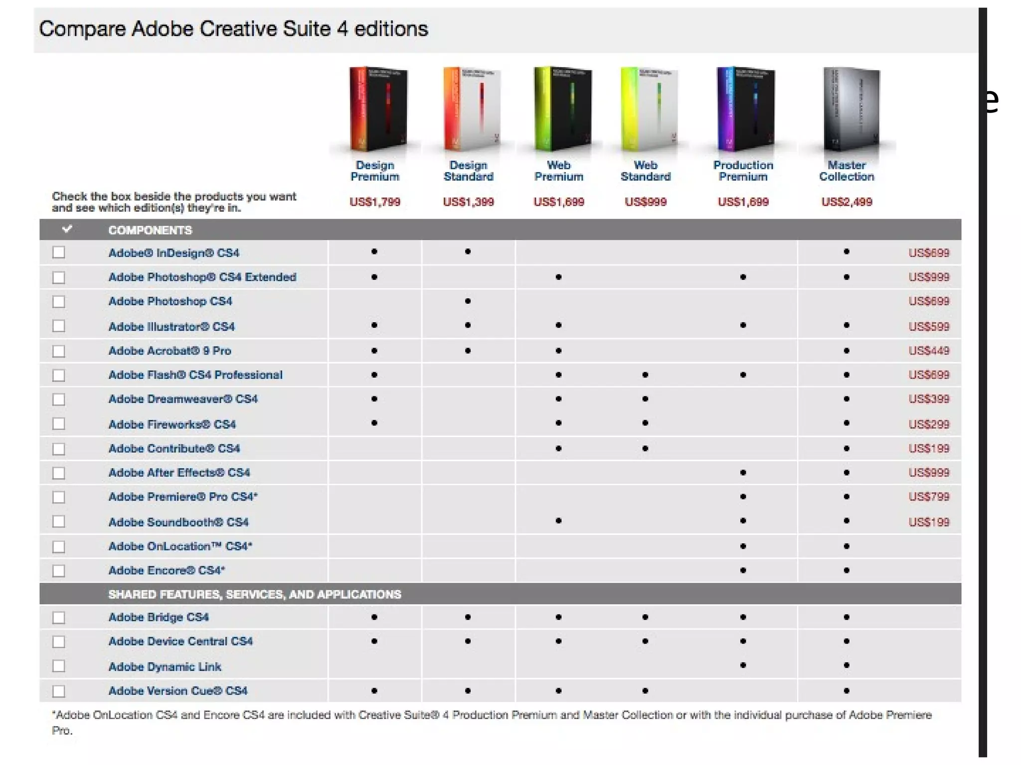 Adobe Creative Suite  http://www.adobe.com/products/ 
