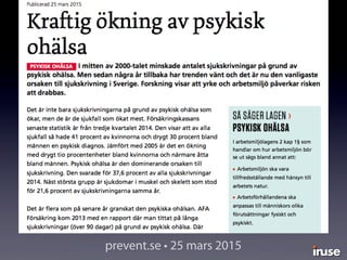 prevent.se • 25 mars 2015
 