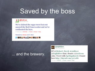 Saved by the boss ... and the brewery. 