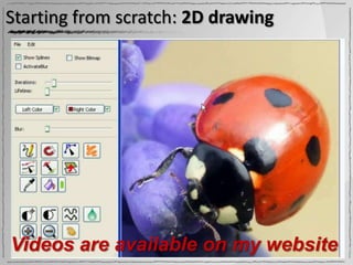 Starting from scratch: 2D drawing




Videos are available on my website
 