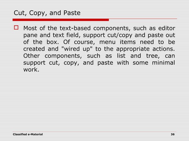 java swing programming | PPT