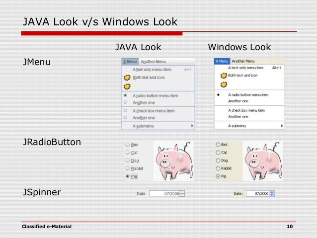 Java Swing Programming