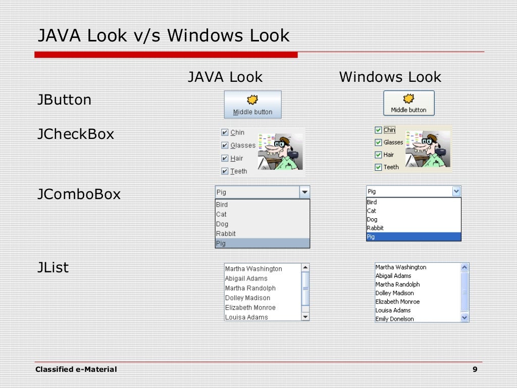 java swing programming