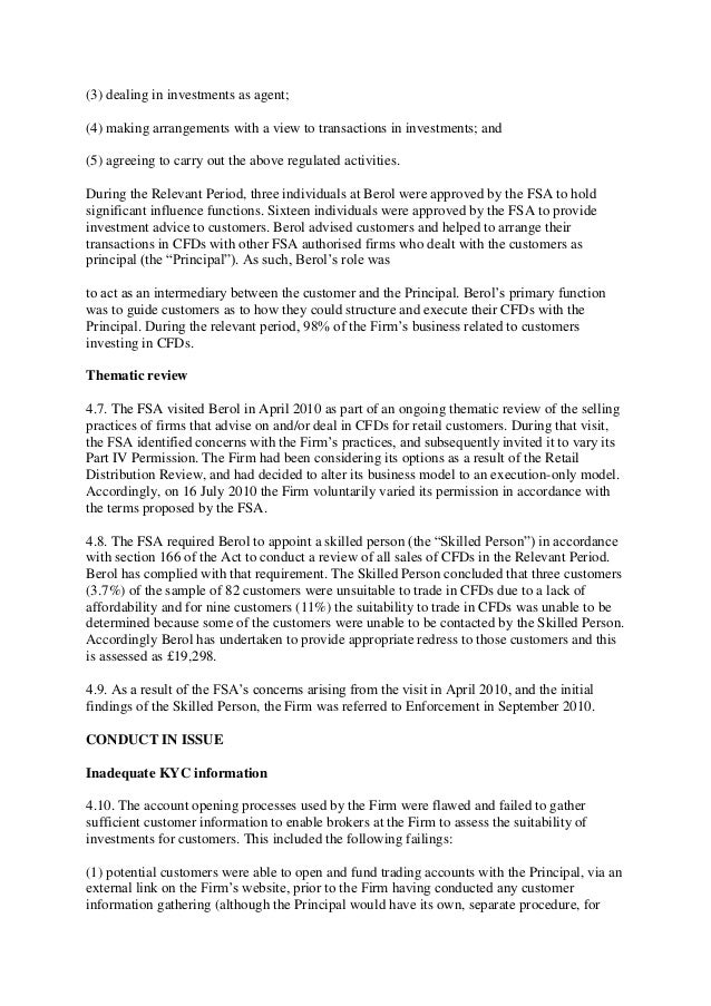 Fsa Fca Final Notice Example