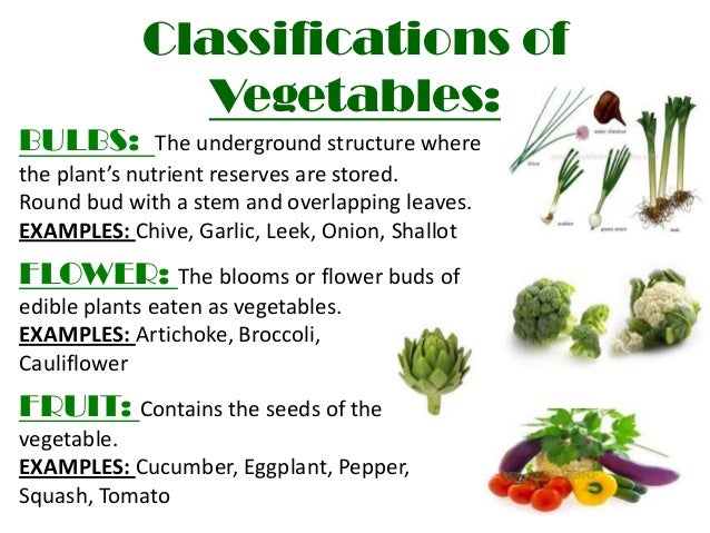 What vegetables grow underground?