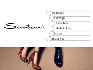 Tradizione
Heritage
Know how
Made in Italy
Lusso
Esclusività
 