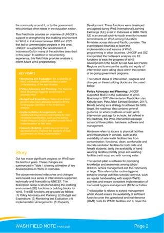 Transformative Progress on Water, Sanitation and Hygiene in Schools ...