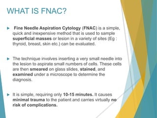 Fnac test for breast best sale