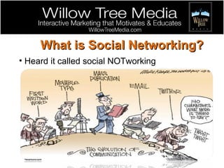 Heard it called social NOTworking What is Social Networking? 