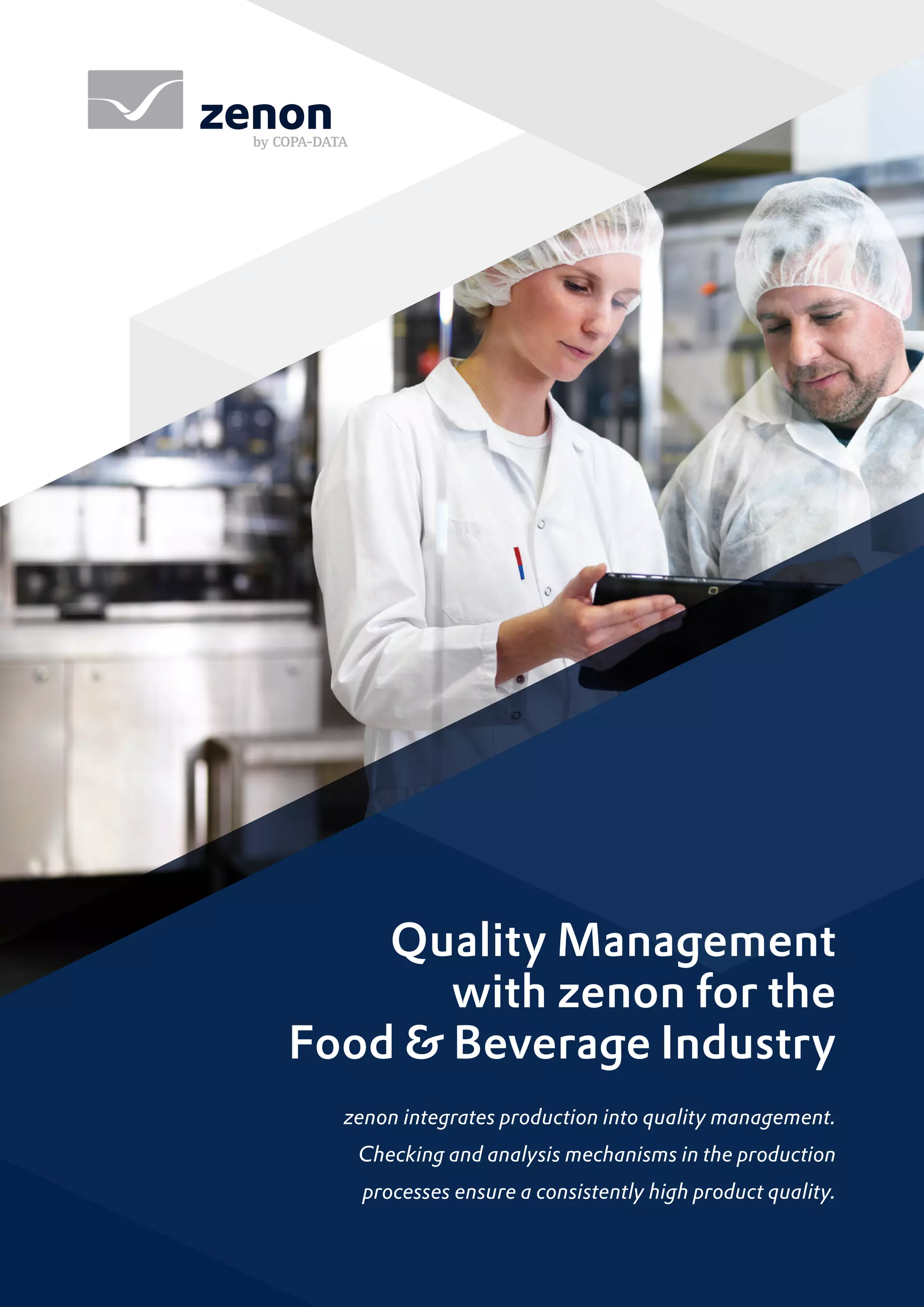 Quality Management with zenon for the Food & Beverage Industry PDF