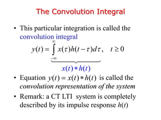 Convolution representation impulse response | PPT