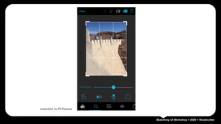 Sketching UI Workshop • 2020 • @katerutter
screenshot via PS Express
 