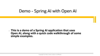 Blazingly Fast GenAI App Development using Spring AI | PDF