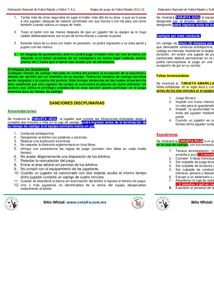 Reglas del futbol 11 pdf reader