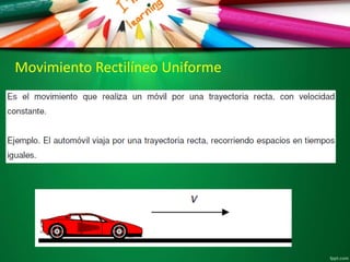 Movimiento Rectilíneo Uniforme
 