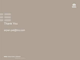 Thank You
arpan.pal@tcs.com
 