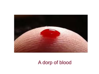 A dorp of blood 
 