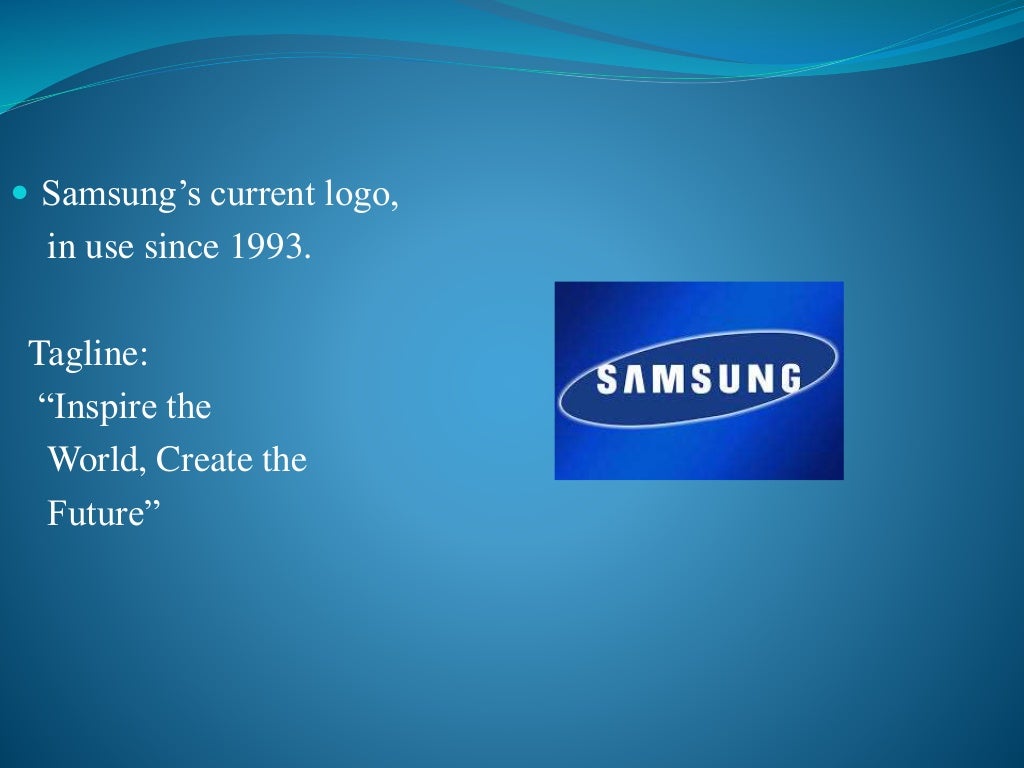 presentation about samsung company ppt