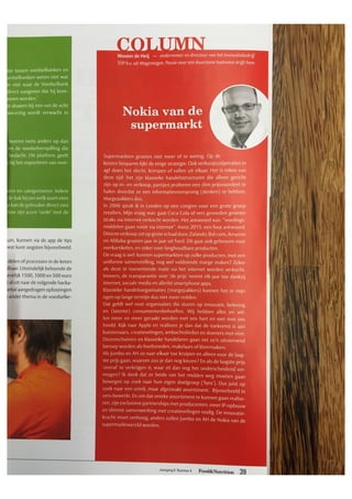 Nokia van de Supermarkt - F&N, jaargang 6, nummer 4, 2014