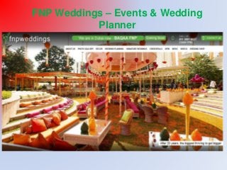 FNP Weddings – Events & Wedding 
Planner 
 