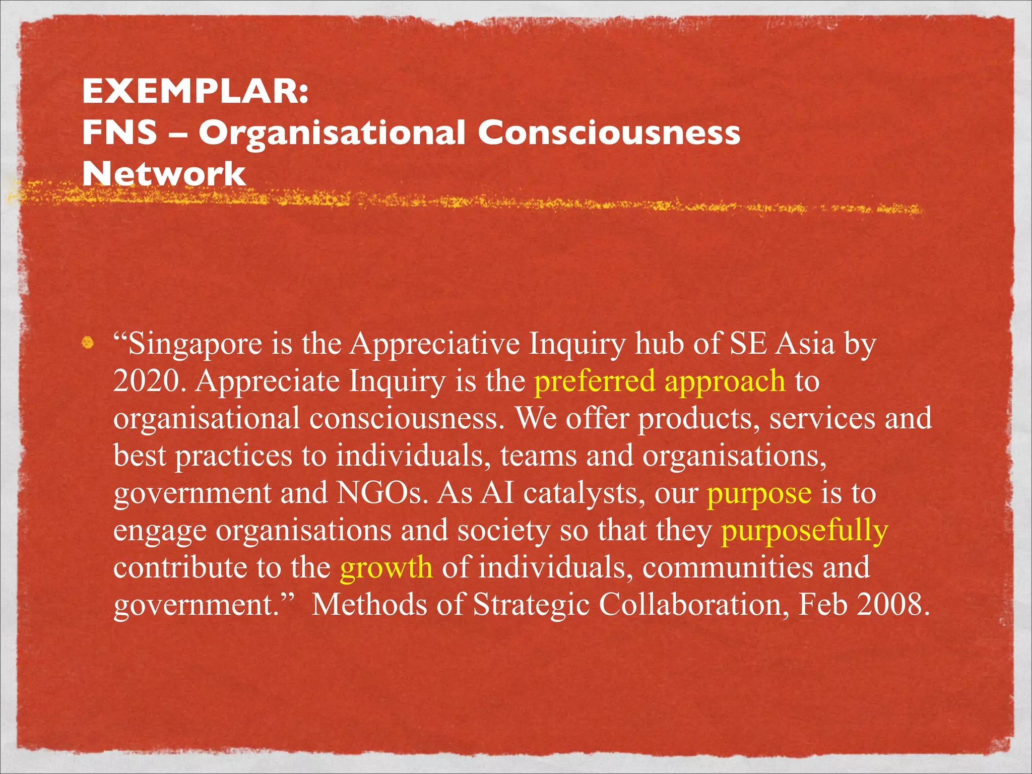 FNS Appreciative Inquiry