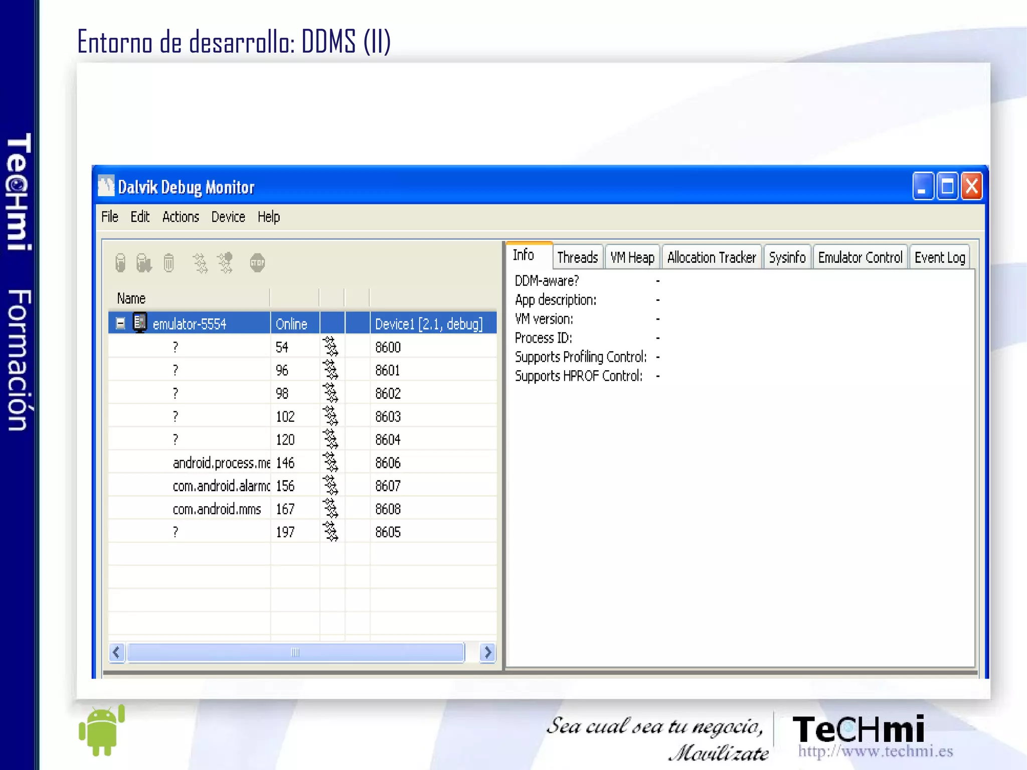 Futuro de Android: crecimiento de aplicaciones (mayo 2010) Crecimiento tiendas Mayo 2010 - Distimo 