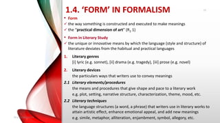 FORMALISM A VERY BRIEF INTRODUCTION by Mashrur | PDF