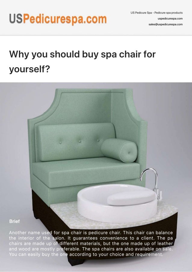 used pedicure spa chair