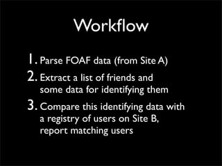 FOAF for Social Network Portability