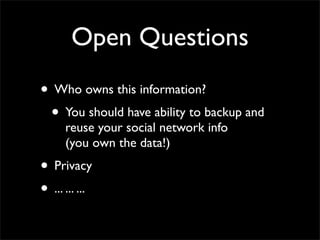 FOAF for Social Network Portability