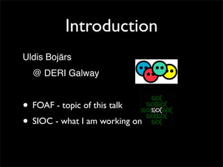 FOAF for Social Network Portability