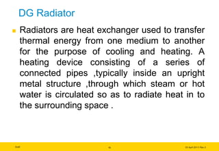 Foam and DG Radiator System - L1 Rev.0 (25May2011) (1).ppt | Chemistry ...