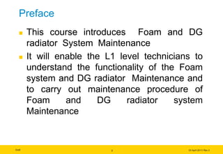 Foam and DG Radiator System - L1 Rev.0 (25May2011) (1).ppt | Chemistry ...