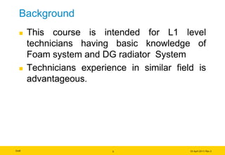 Foam and DG Radiator System - L1 Rev.0 (25May2011) (1).ppt | Chemistry ...