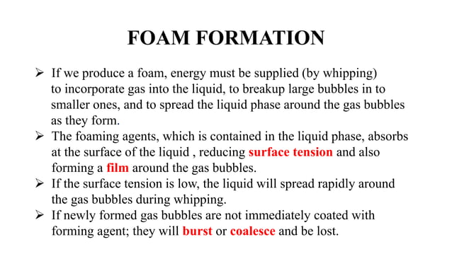 Foamic Examples Science Foams | PPTX | Physics | Science