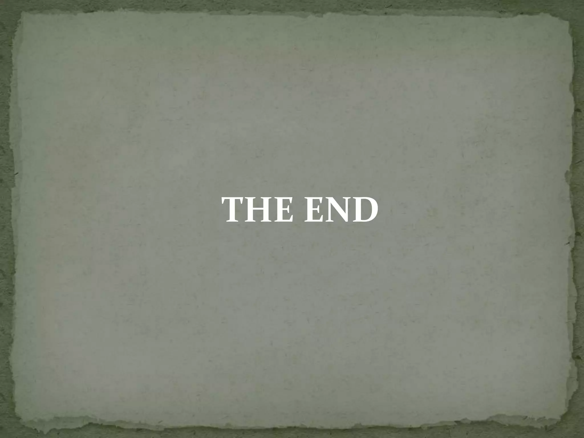 THE END
 