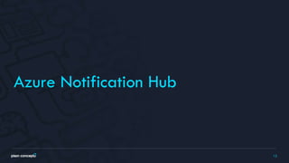 15
Azure Notification Hub
 