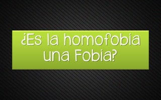 ¿Es +a pomofoqra
una Fobia?
 