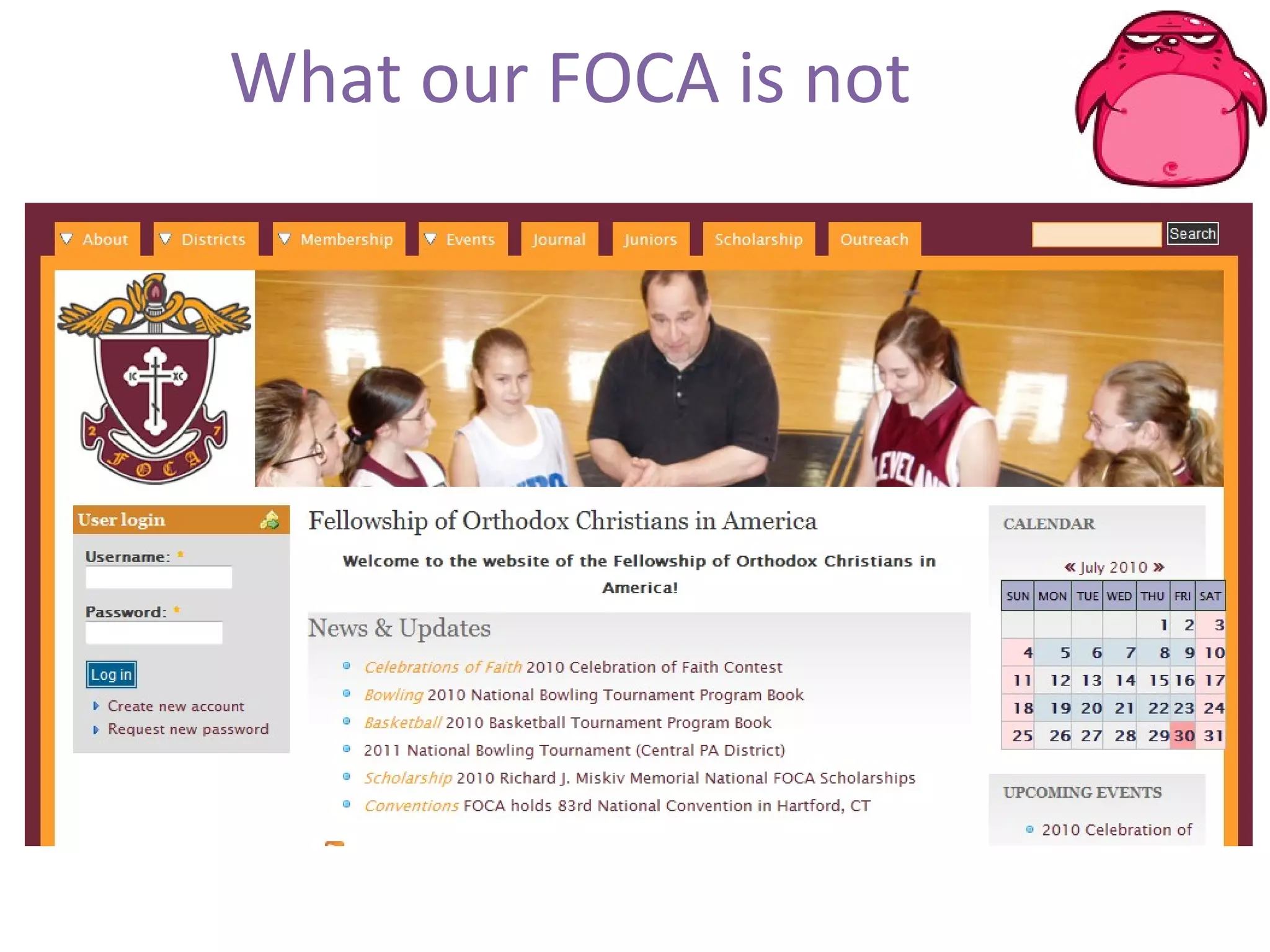 What our FOCA is not 