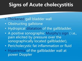 Focal vs diffuse gall bladder wall thickening | PPTX