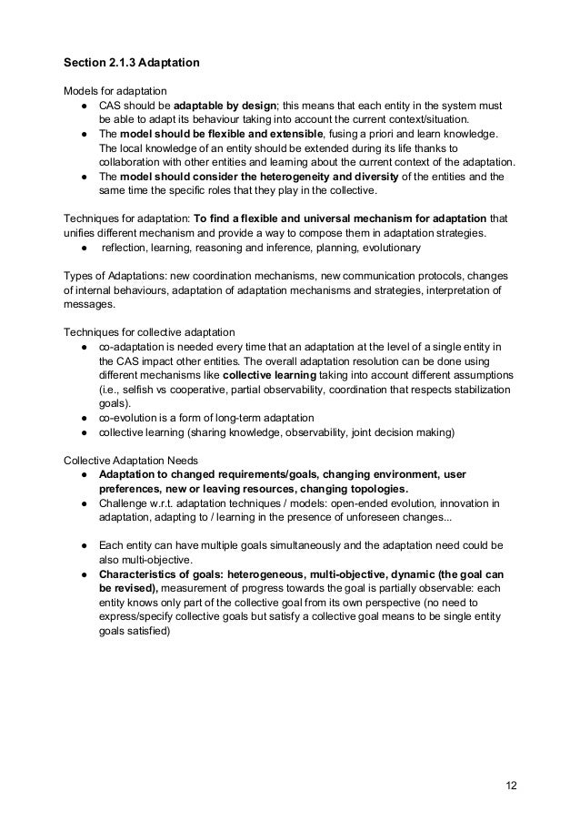 Fundamentals Of Collective Adaptive Systems Manifesto Fundamentals Of Collective Adaptive Systems Manifesto