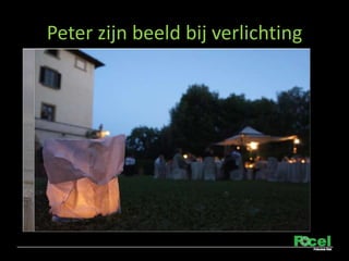 Peter zijn beeld bij verlichting
 