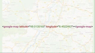 <google-map latitude="49.0135165" longitude="8.4022463"></google-map>
 